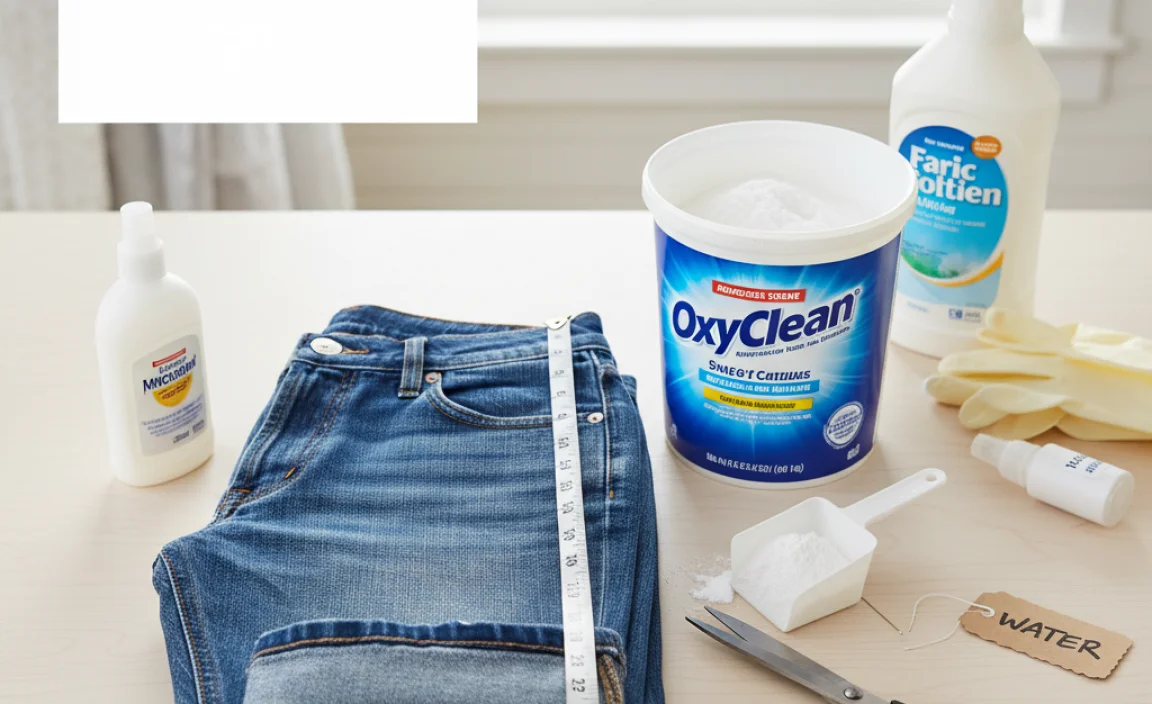 What You’ll Need: Your Oxyclean Hemming Toolkit