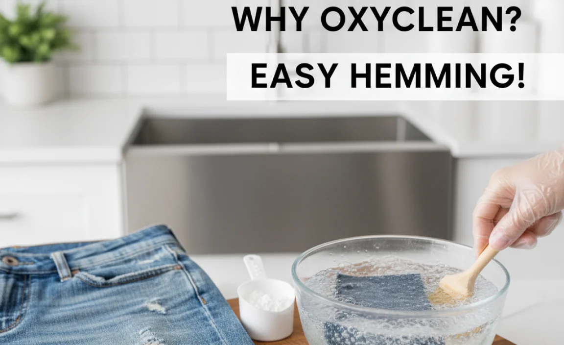 Why Choose the Oxyclean Method for Hemming Jeans?