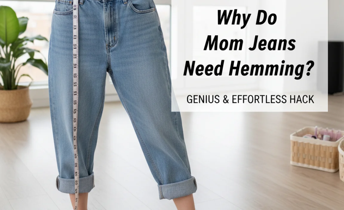 Why Do Mom Jeans Need Hemming?
