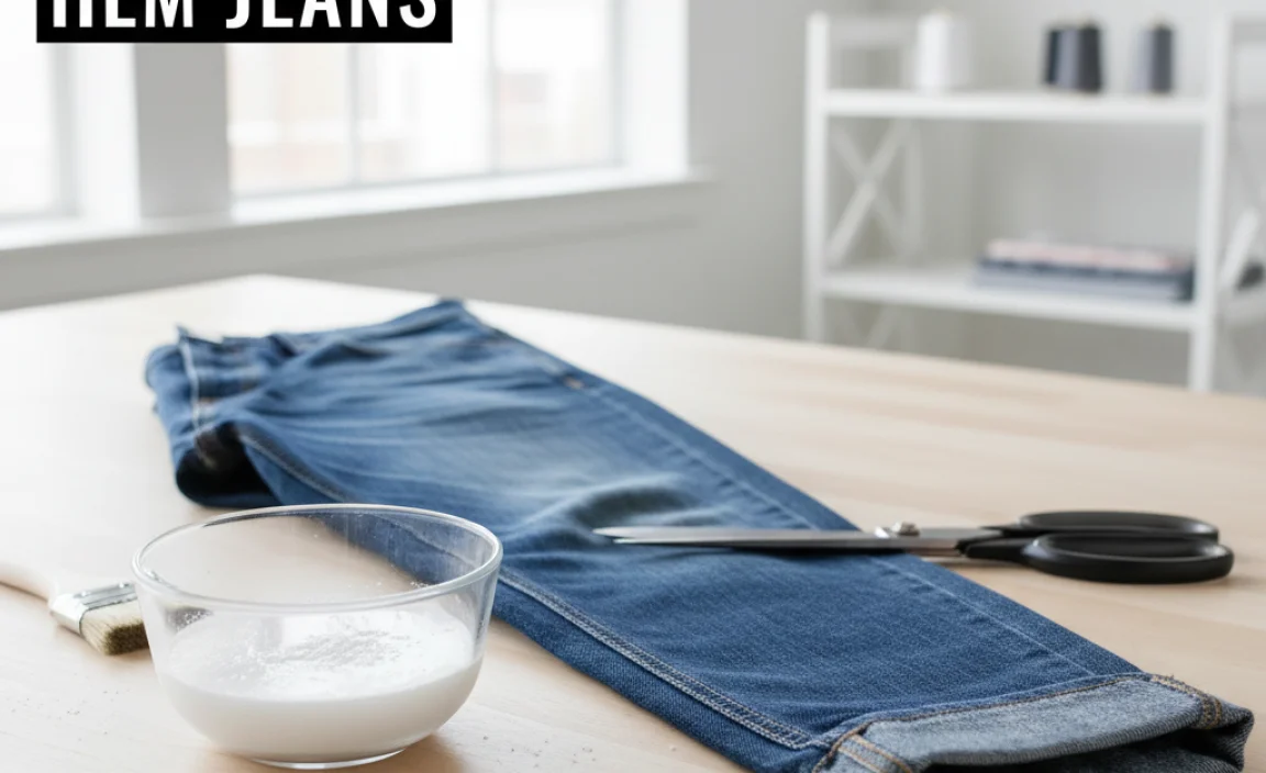 Why the “Borax Method” for Hemming Jeans?