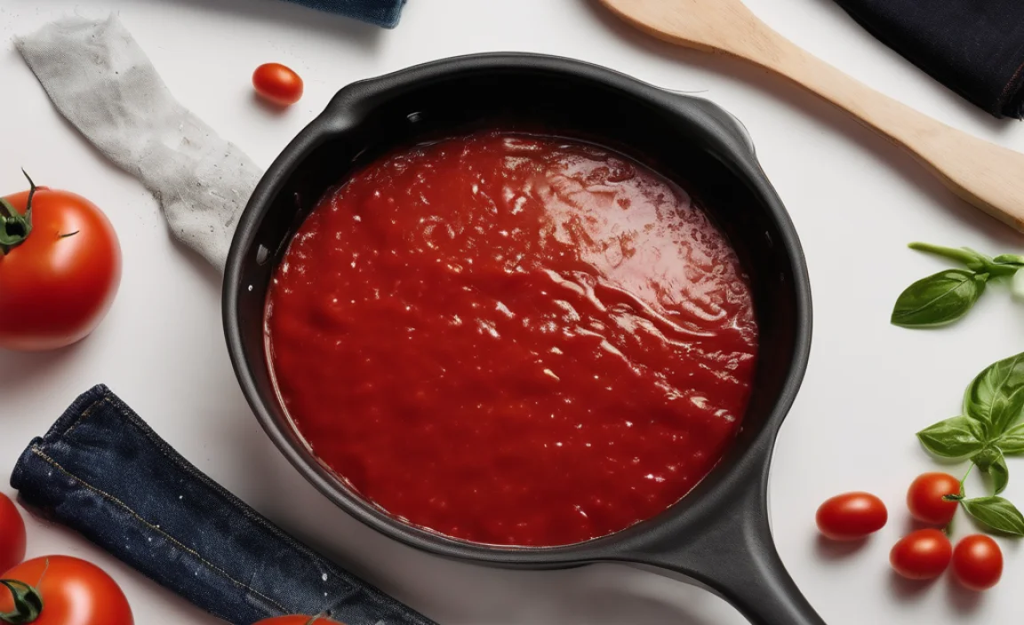 Why Tomato Sauce Stains Black Jeans