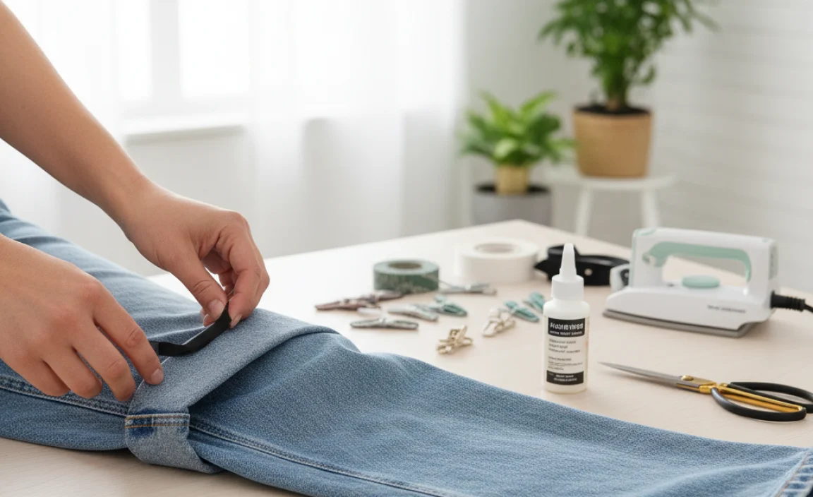 Alternative Hemming Methods for Relaxed Jeans