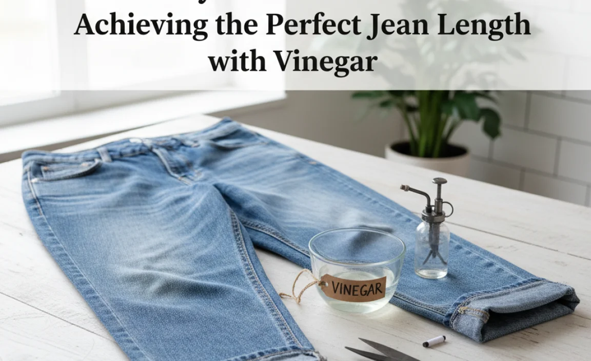 Beyond the Cuffs: Achieving the Perfect Jean Length with Vinegar