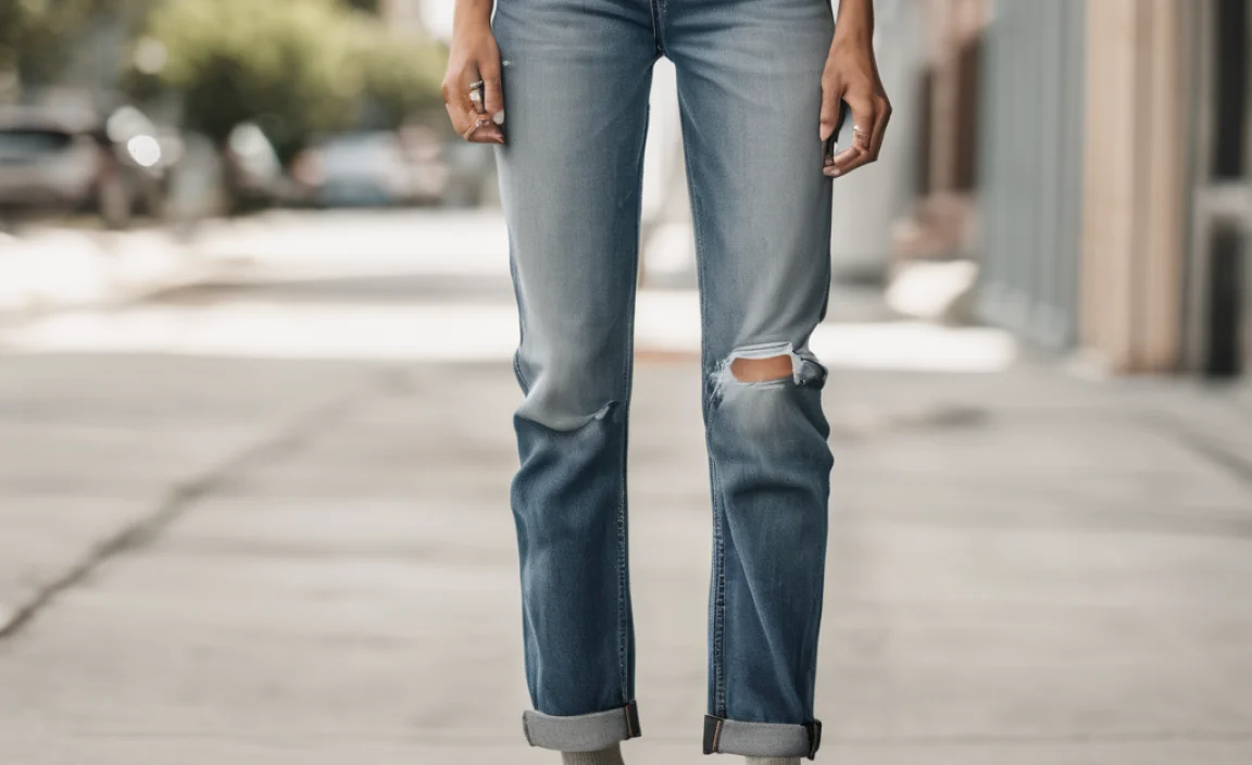 Choosing the Right Hem for Boyfriend Jeans