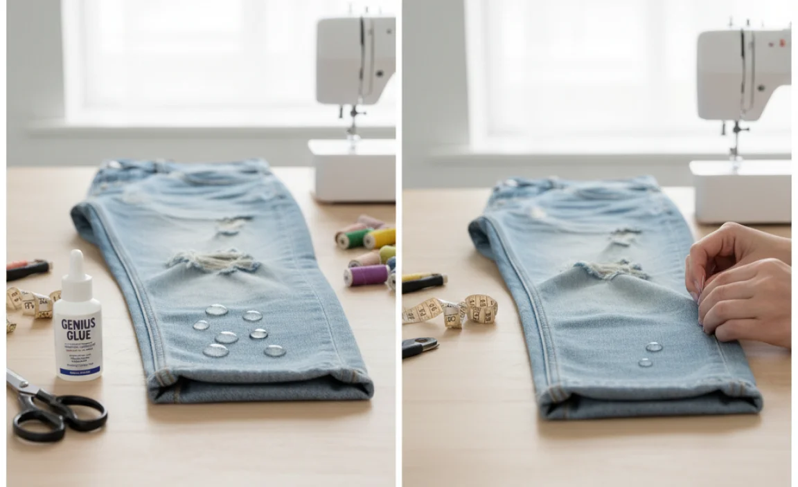 Fabric Glue vs. Traditional Hemming