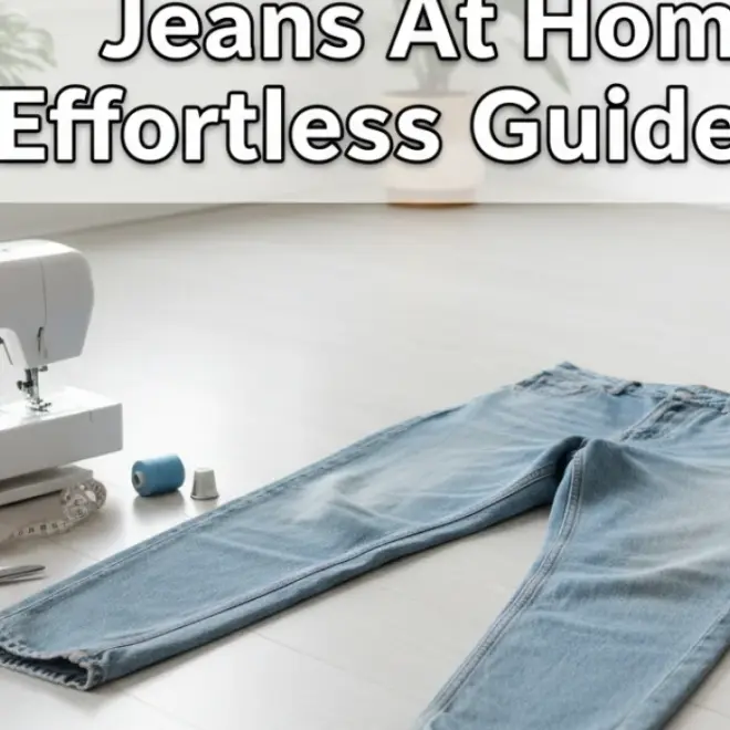 How To Hem Baggy Jeans At Home: Effortless Guide
