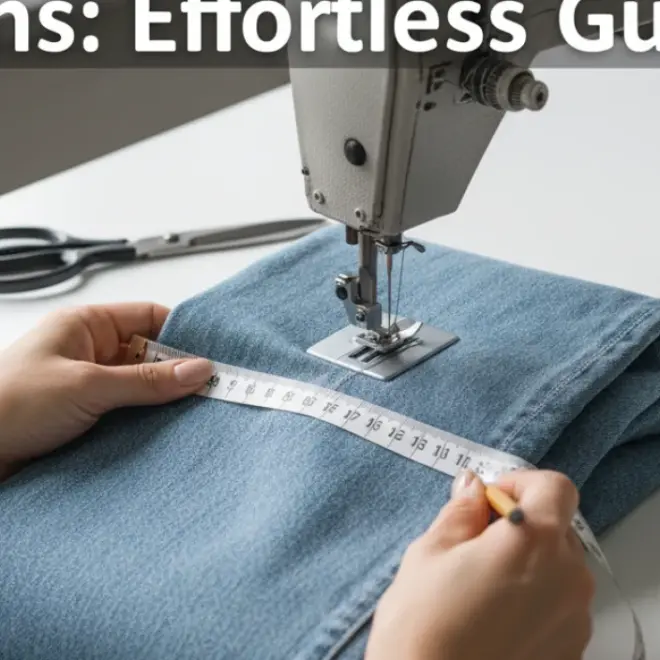 How To Hem Baggy Jeans: Effortless Guide