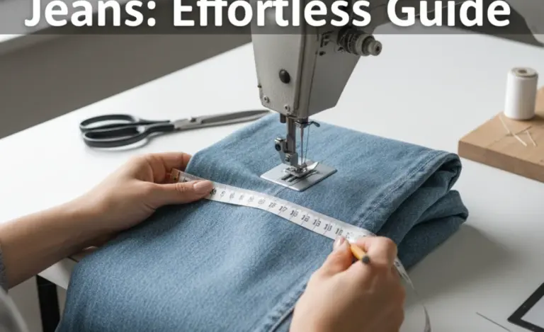 How To Hem Baggy Jeans: Effortless Guide