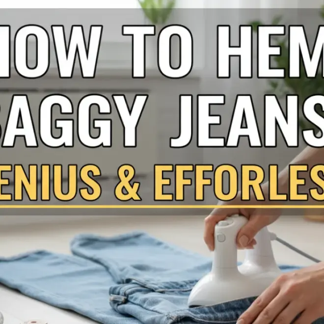 How to Hem Baggy Jeans: Genius & Effortless