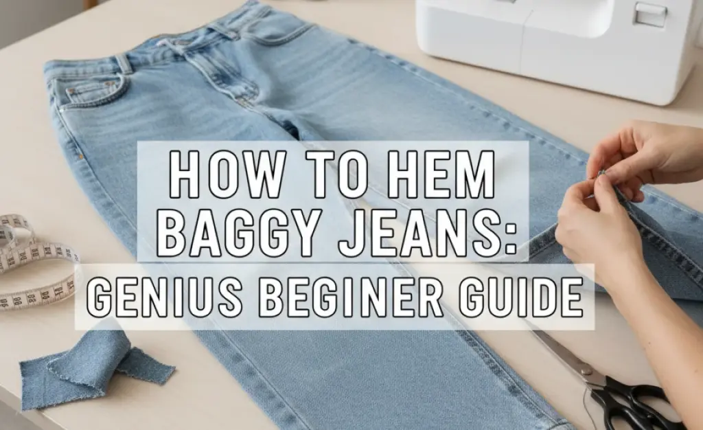How to Hem Baggy Jeans: Genius Beginner Guide