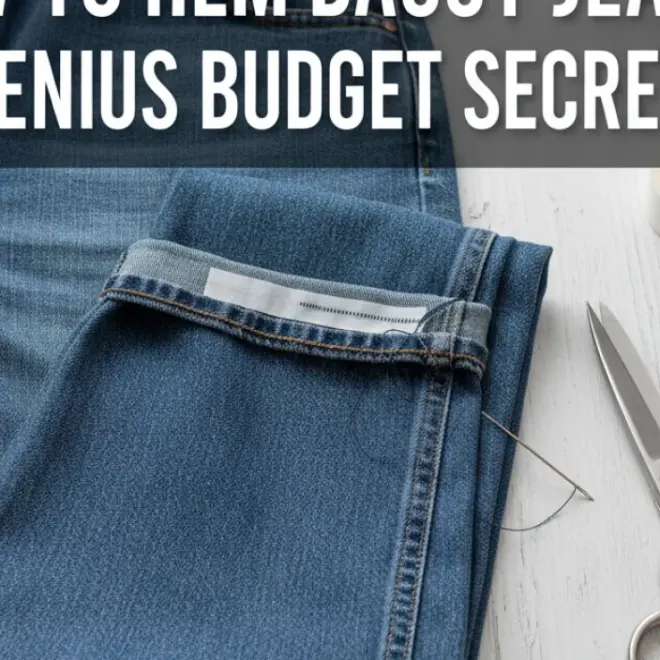 How to Hem Baggy Jeans: Genius Budget Secret