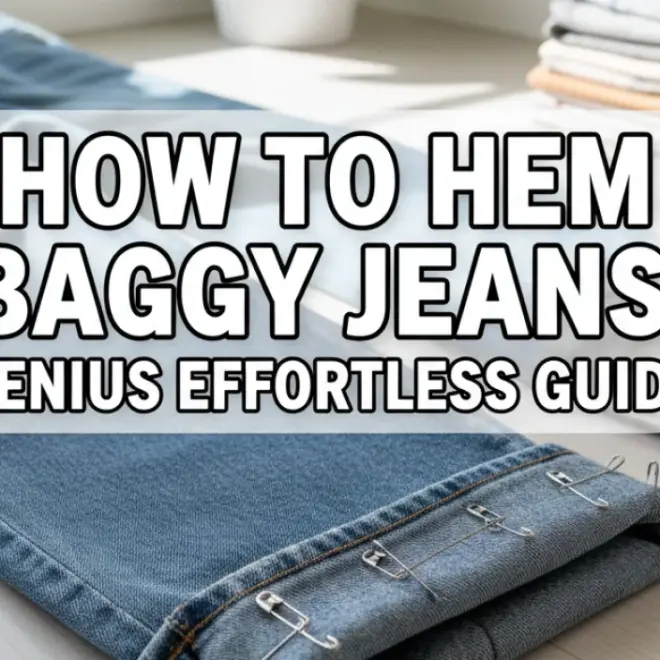 How to Hem Baggy Jeans: Genius Effortless Guide