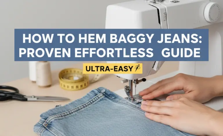 How to Hem Baggy Jeans: Proven Effortless Guide
