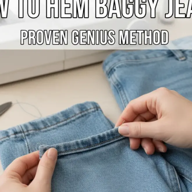 How To Hem Baggy Jeans: Proven Genius Method