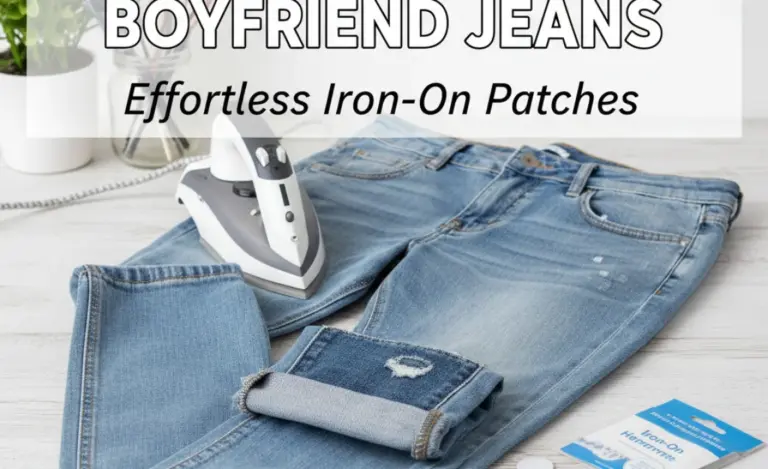 How to Hem Boyfriend Jeans: Effortless Iron-On Patches