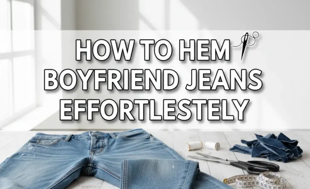 How to Hem Boyfriend Jeans Effortlessly