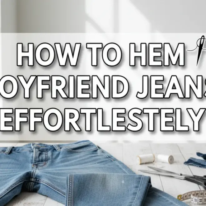 How to Hem Boyfriend Jeans Effortlessly