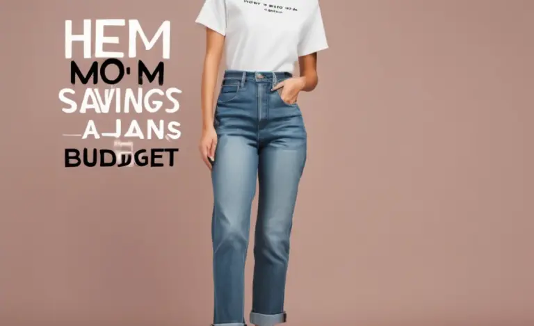 How to Hem Mom Jeans On A Budget: Brilliant Savings