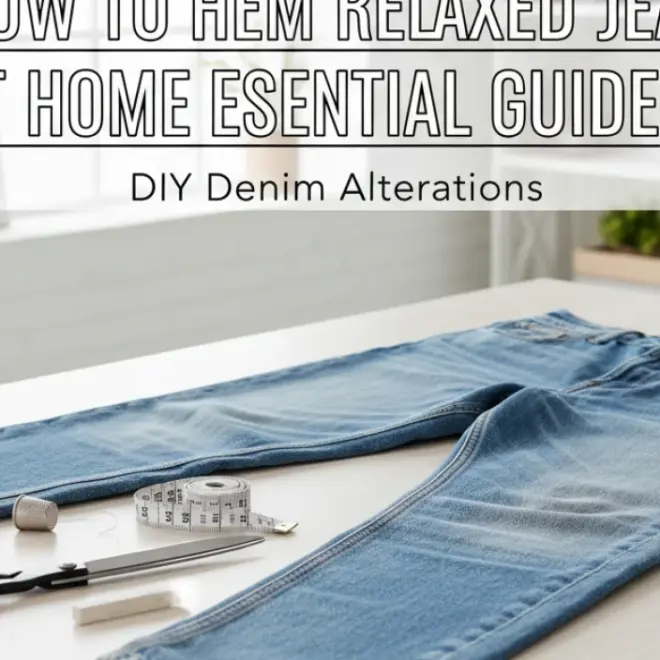 How to Hem Relaxed Jeans at Home: Essential Guide