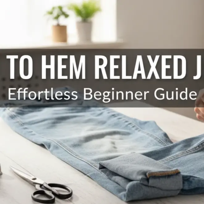 How to Hem Relaxed Jeans: Effortless Beginner Guide