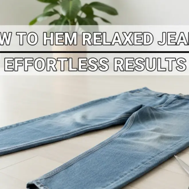 How to Hem Relaxed Jeans: Effortless Results