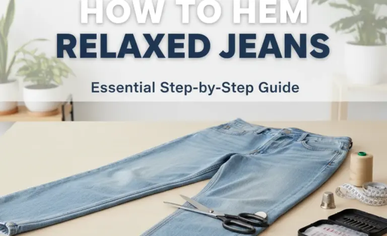 How To Hem Relaxed Jeans: Essential Step-by-Step Guide
