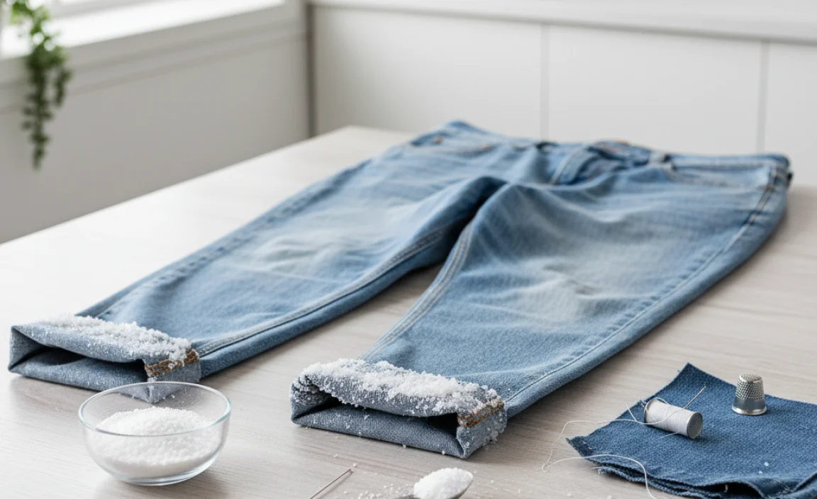 How to Hem Relaxed Jeans with Borax: Essential Guide