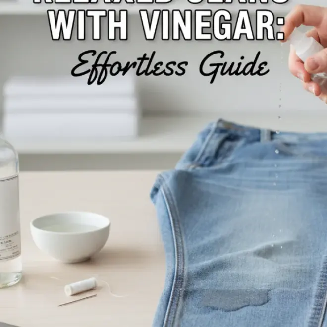 How to Hem Relaxed Jeans with Vinegar: Effortless Guide