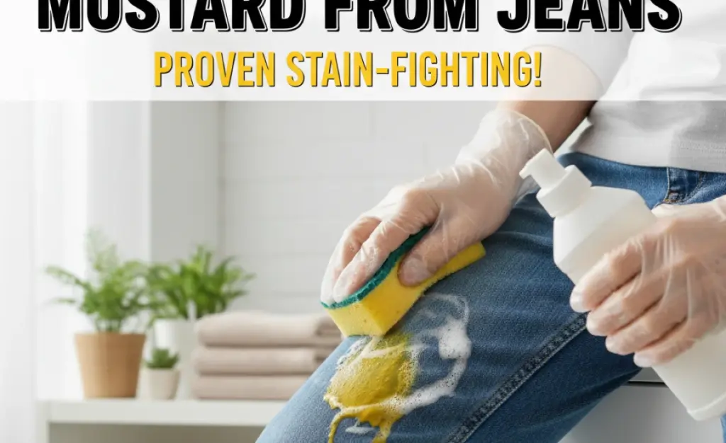 How to Remove Mustard From Jeans: Proven Stain-Fighting!