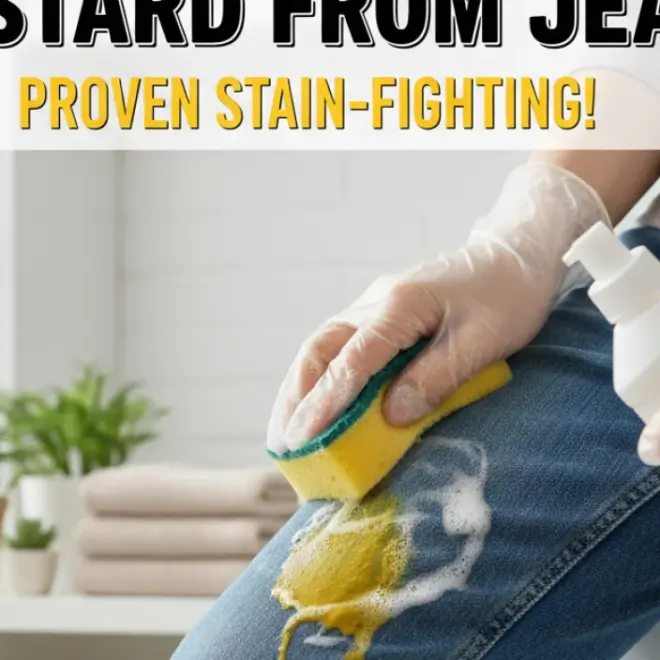 How to Remove Mustard From Jeans: Proven Stain-Fighting!