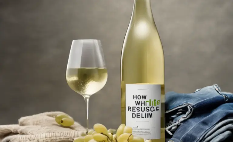 How to Remove White Wine: Proven Denim Rescue