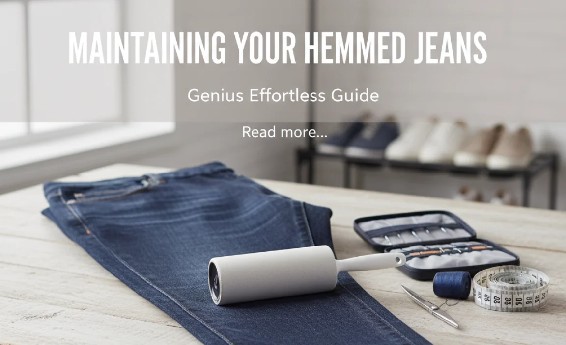 Maintaining Your Hemmed Jeans