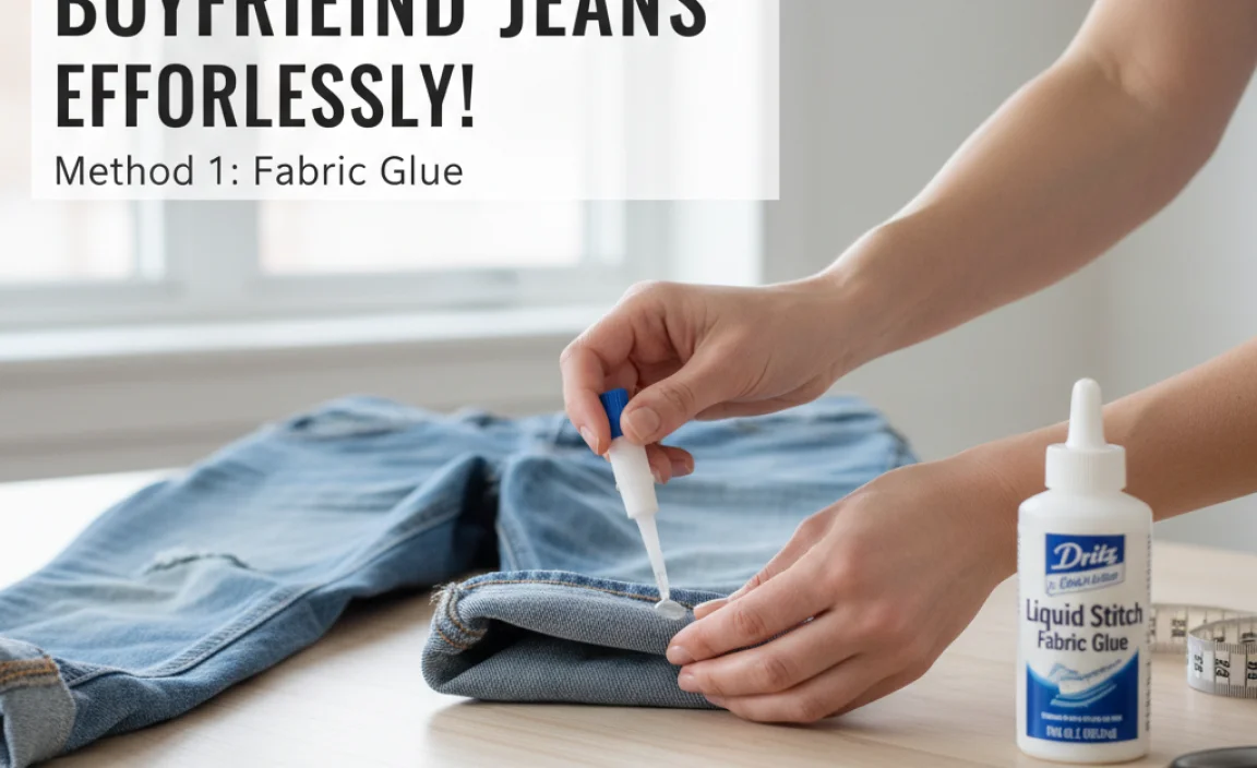 Method 1: Hemming with Fabric Glue