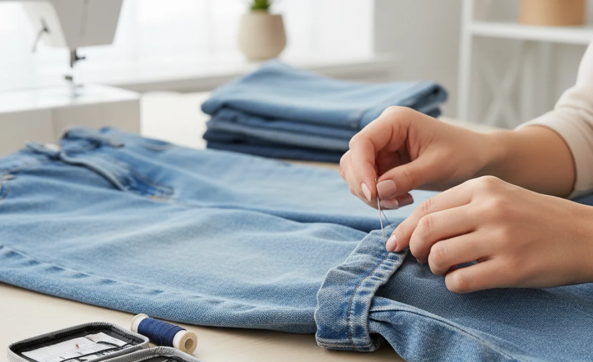 Method 1: The Classic Sewn Hem (For Long-Lasting Style)