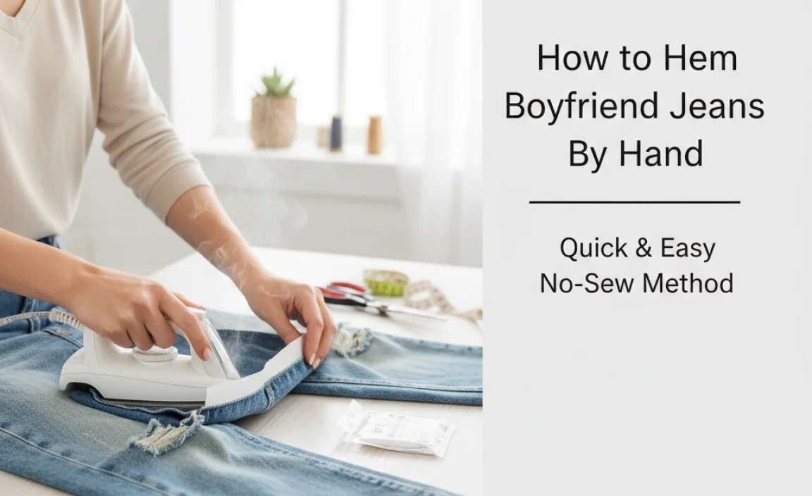 Method 1: The No-Sew Fusible Hem (Quick &amp; Easy)