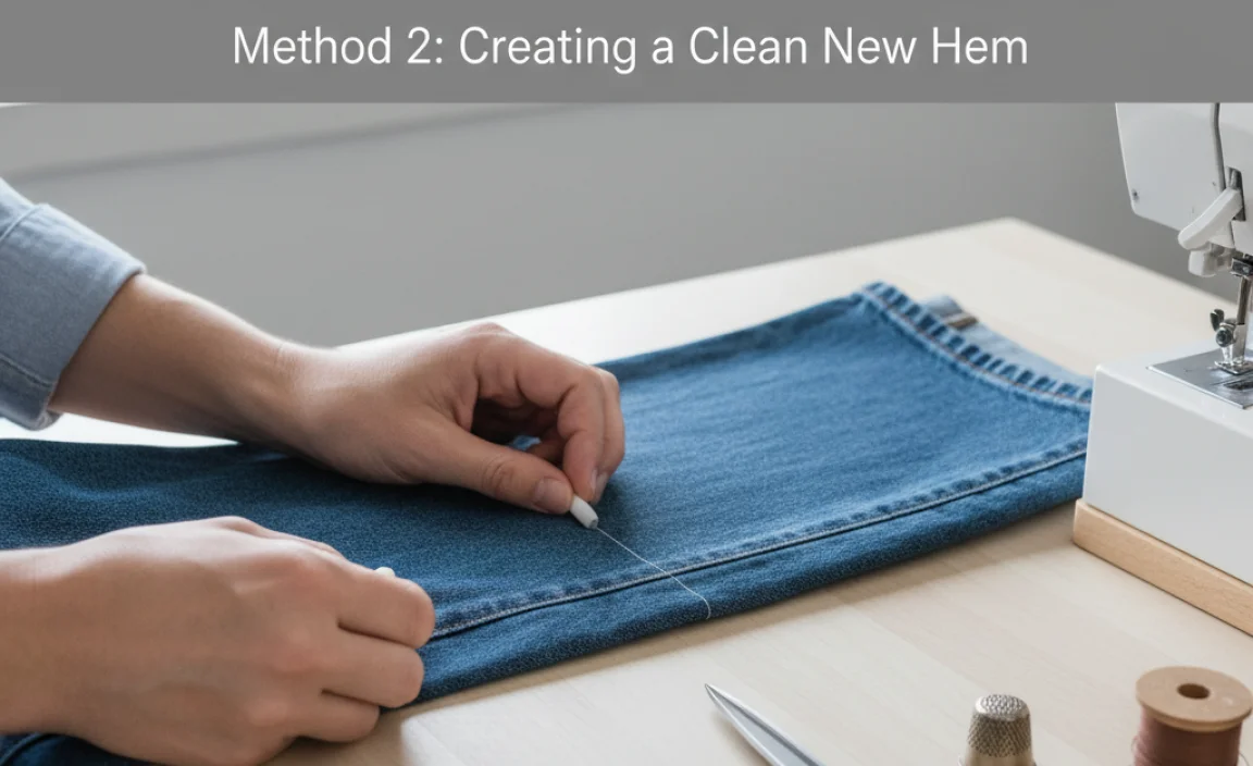 Method 2: Creating a Clean New Hem