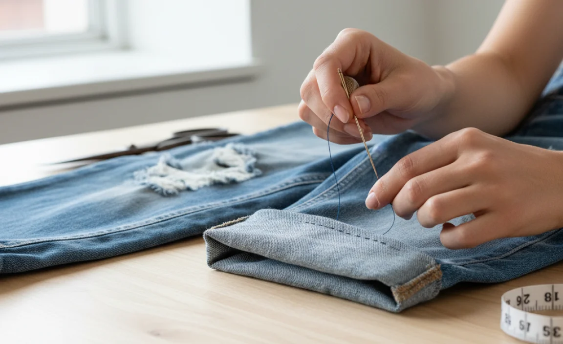 Method 2: The Hand-Stitched Hem (Durable &amp; Classic)