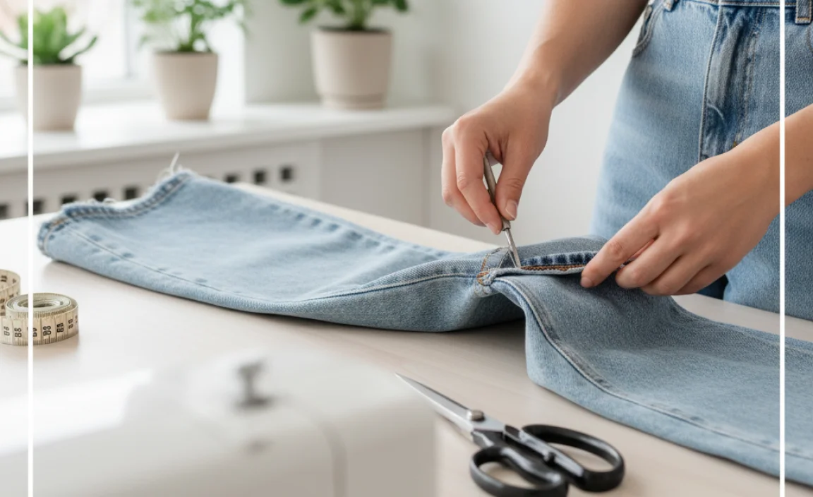 Preserving the Original Hem: The Trickiest, Most Authentic Look