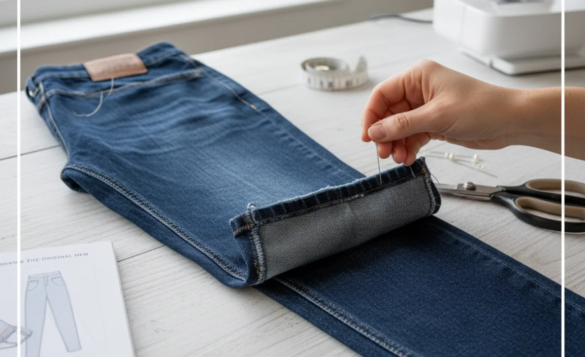 Preserving the Original Hem: The Trickiest, Most Authentic Look