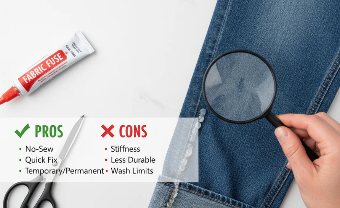 Pros and Cons of Using Fabric Glue for Hemming