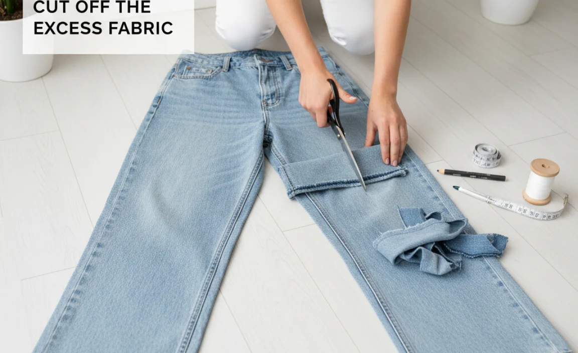 Step 2: Cut Off the Excess Fabric