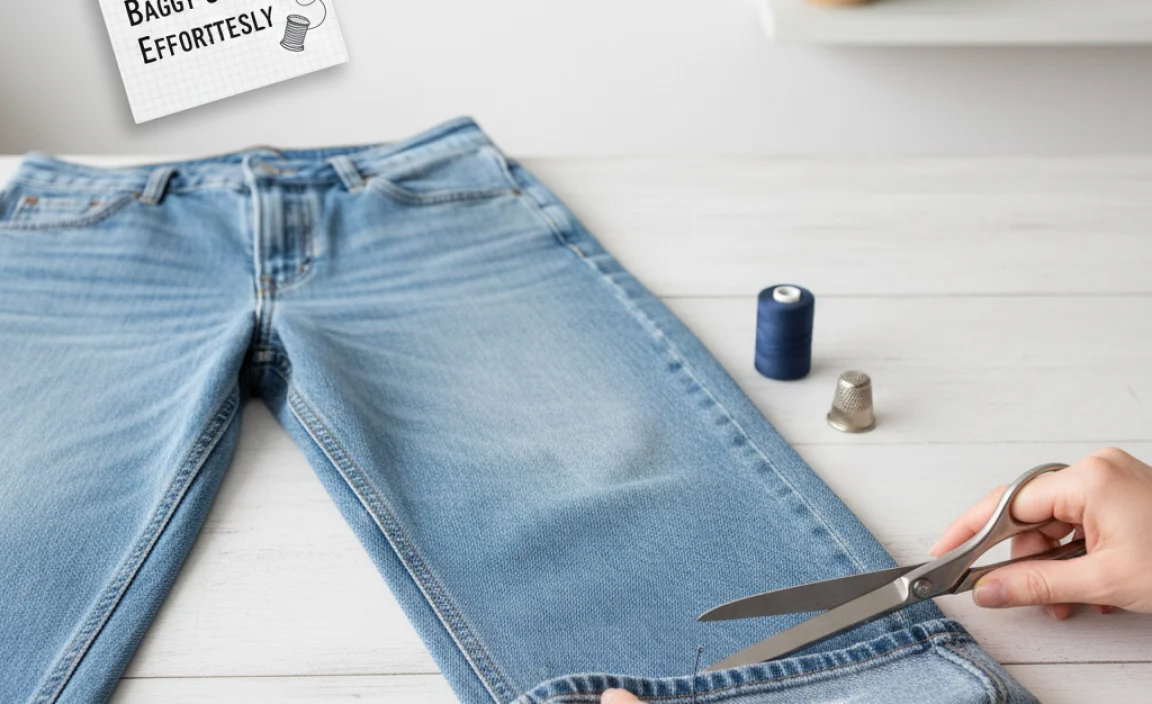 Step-by-Step Guide: Hemming Your Baggy Jeans Effortlessly