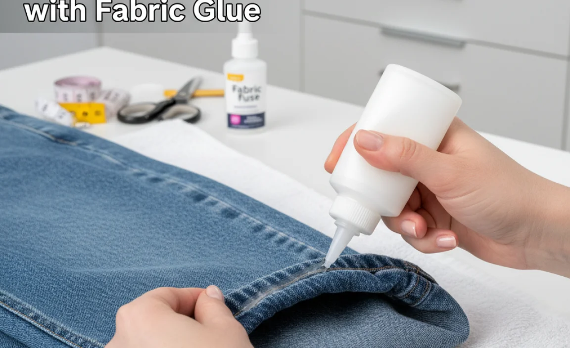 Step-by-Step Guide: Hemming Your Baggy Jeans with Fabric Glue