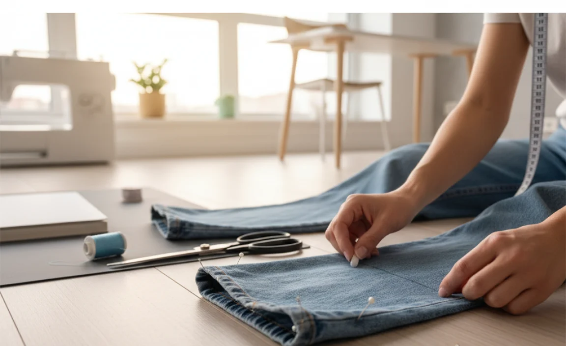 Step-by-Step Guide: Hemming Your Relaxed Jeans