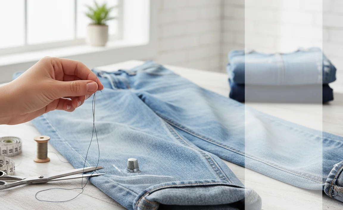 Step-by-Step Guide: How to Hem Baggy Jeans at Home