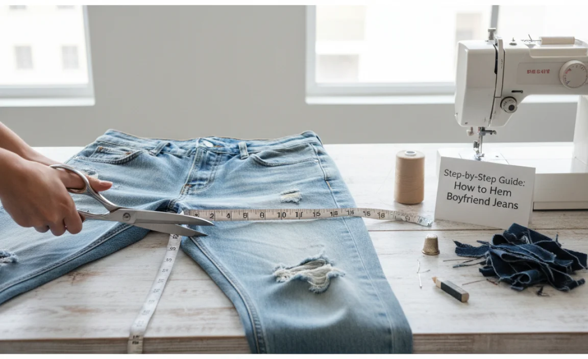 Step-by-Step Guide: How to Hem Boyfriend Jeans