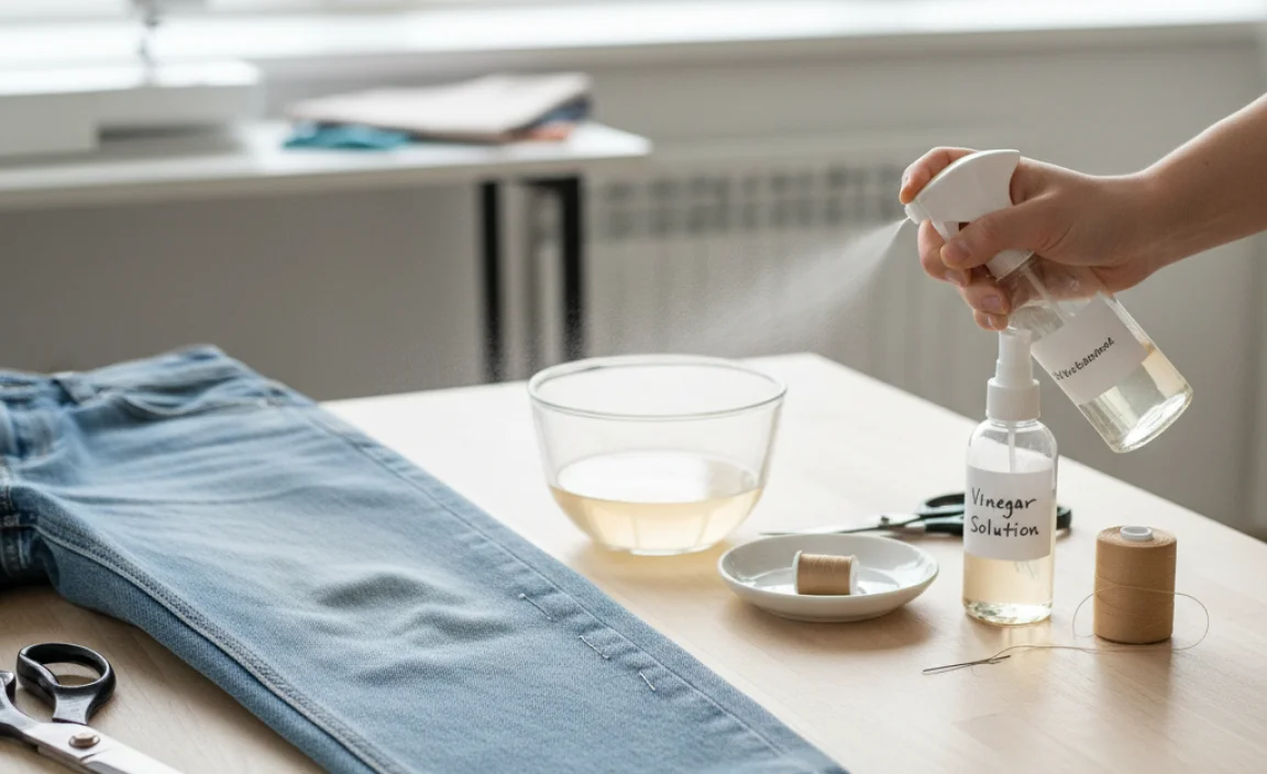 Step-by-Step Guide: How to Hem Relaxed Jeans with Vinegar