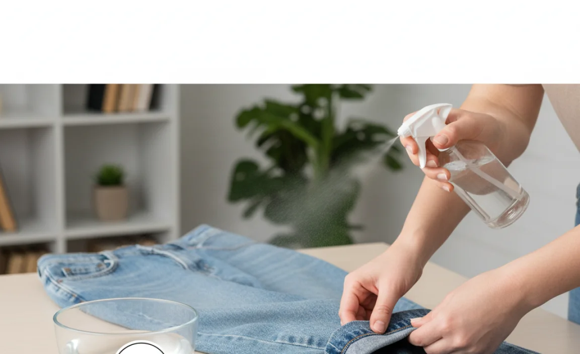Step-by-Step Guide to Hemming Baggy Jeans with Vinegar
