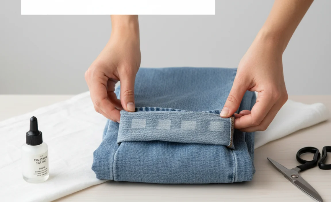 The Genius No-Sew Hemming Method: Step-by-Step