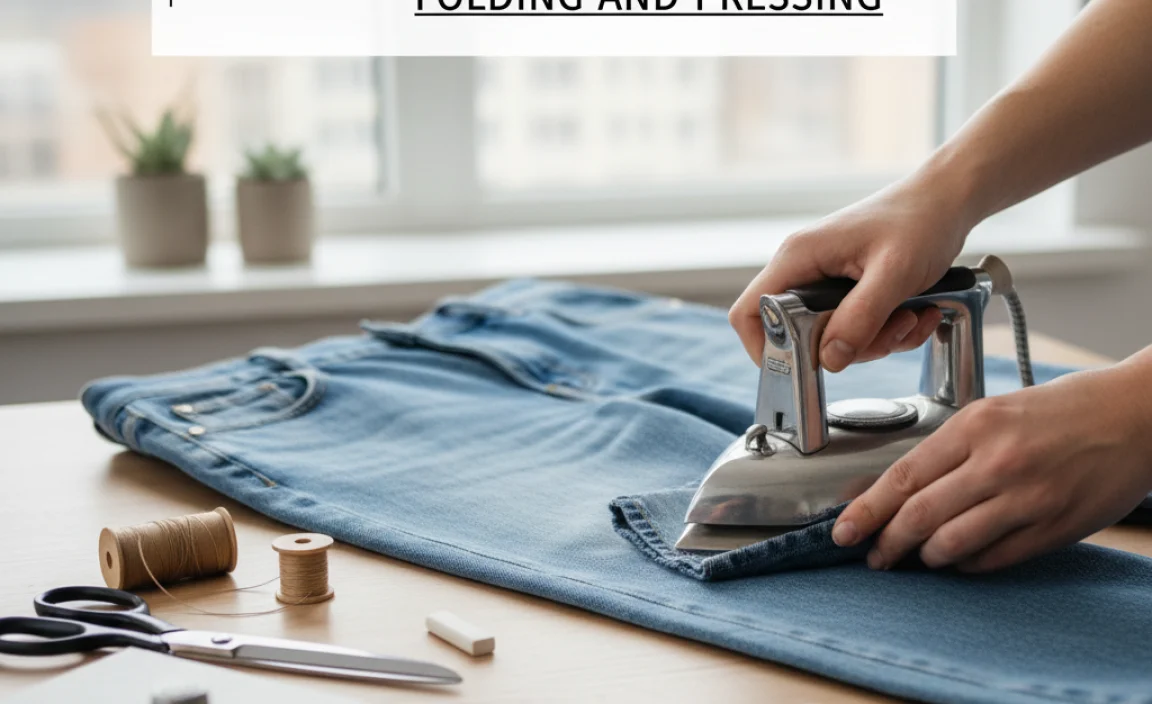 The Traditional Hem: Folding and Pressing